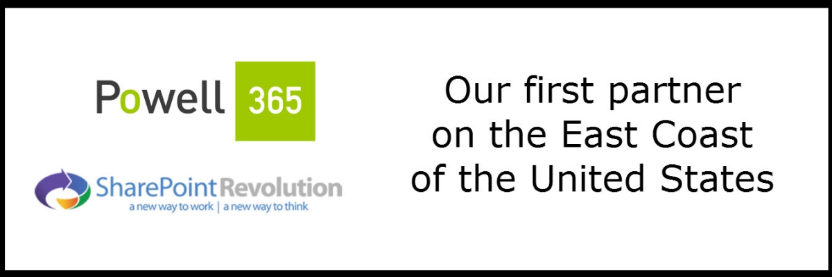 Powell Software is excited to announce our new partnership with SharePoint Revolution!