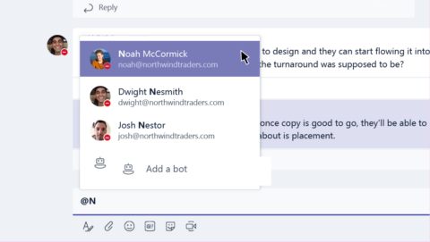 A funny profile picture for microsoft teams