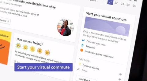 Microsoft Teams Virtuales Pendeln 