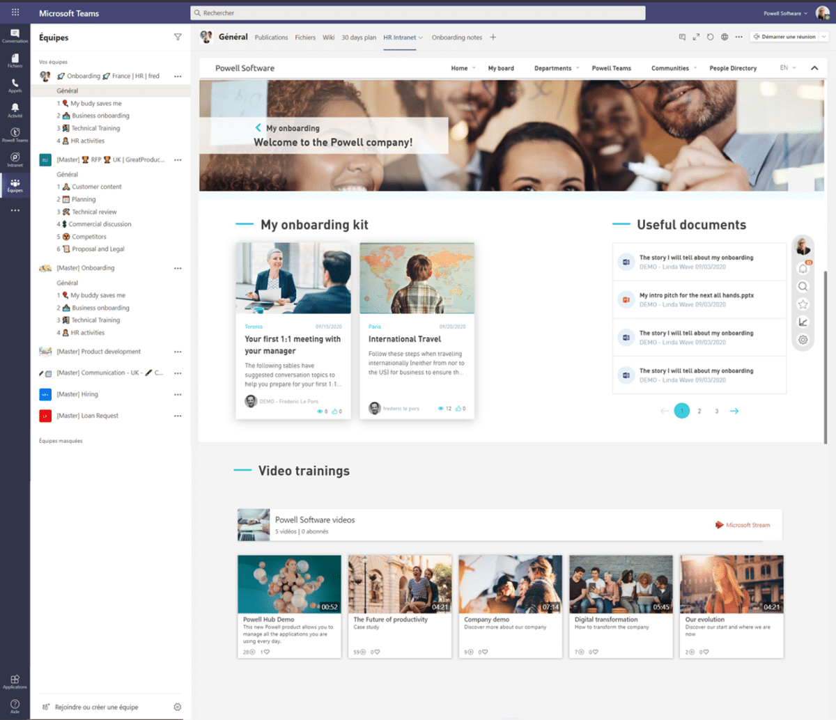 SharePoint Intranet Examples available out of the box