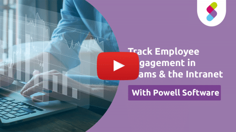 Track engagement in the intranet