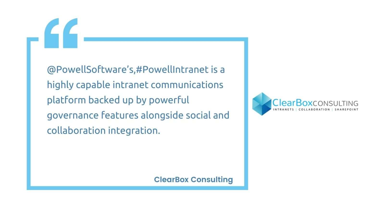 Powell Intranet in the ClearBox Intranet Report 2024!