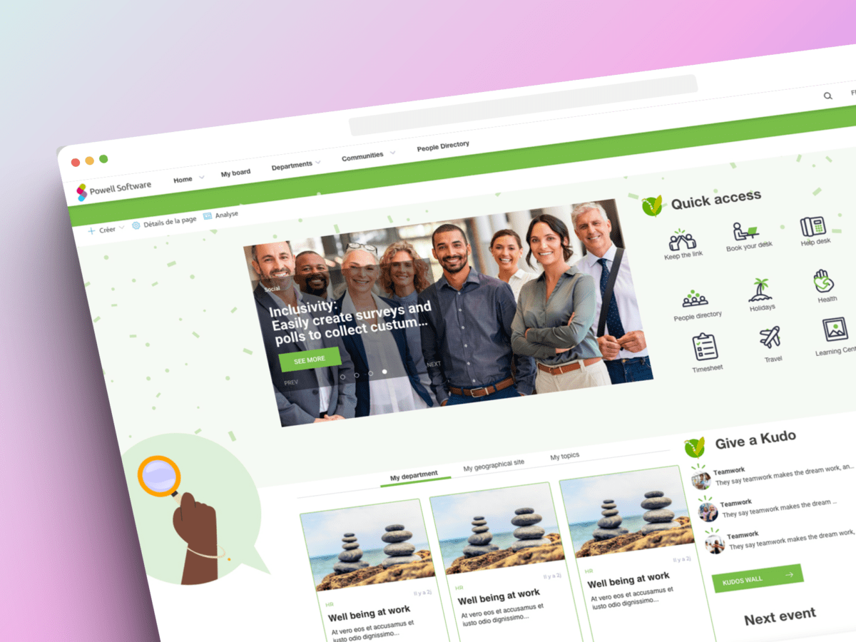L&#8217;importance d&#8217;un look and feel attrayant et engageant pour un intranet