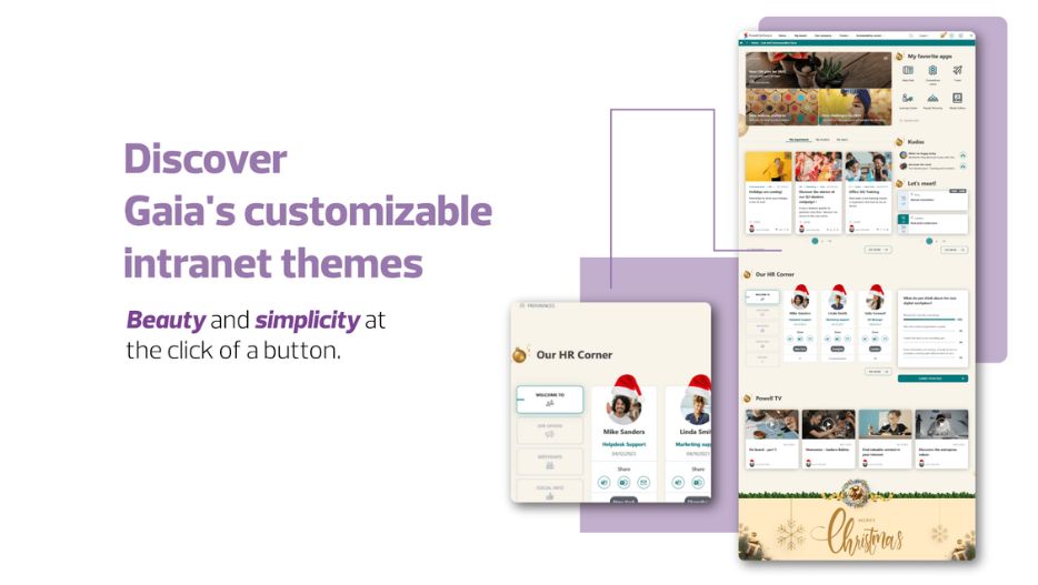 Discover Gaia's intranet themes 