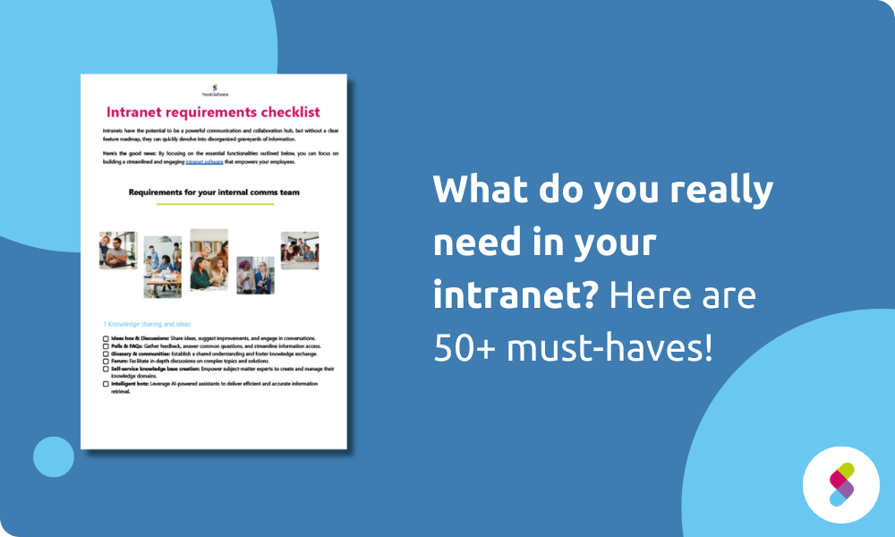 Intranet requirements