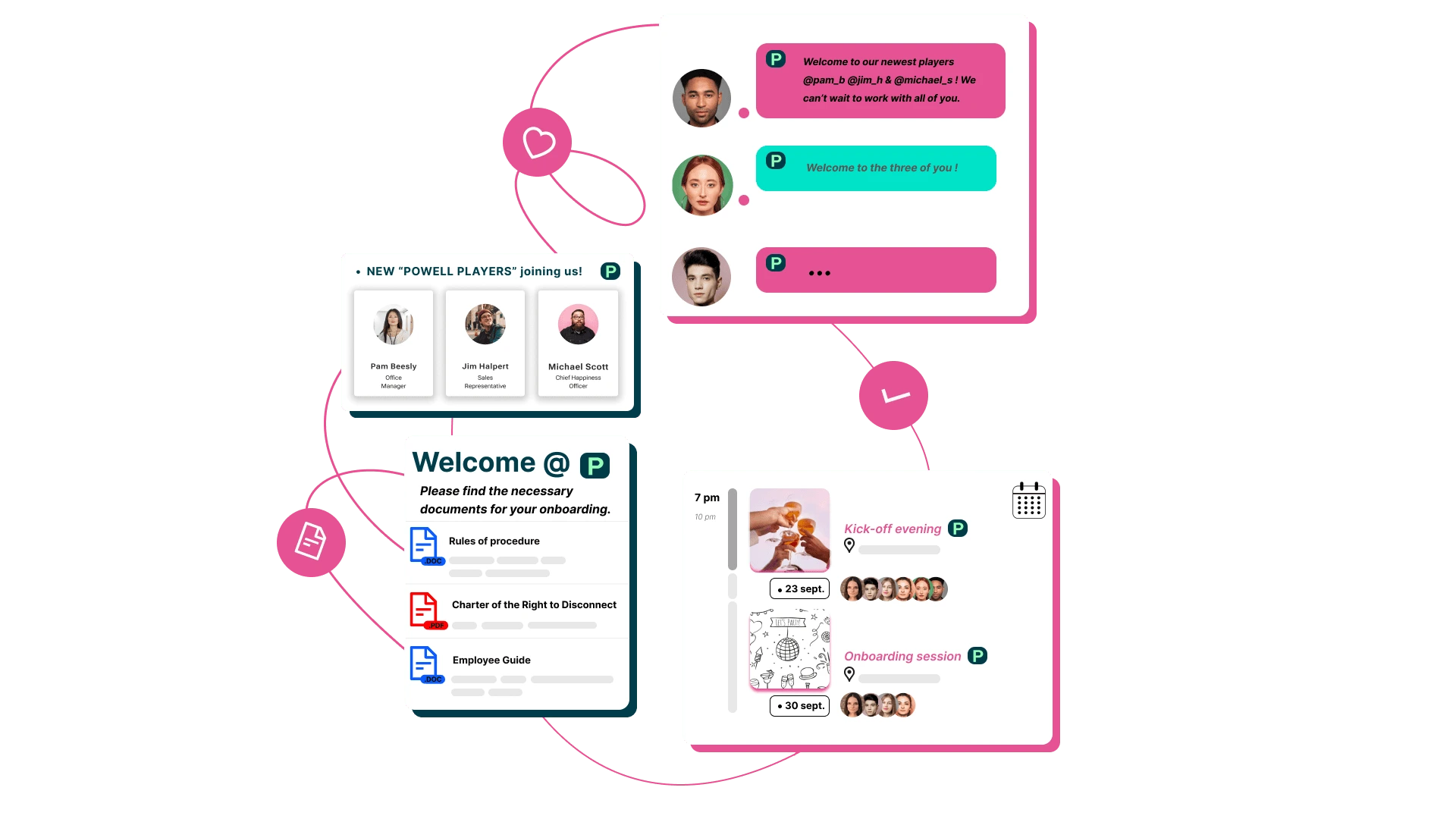 knowledge management software onboarding hub