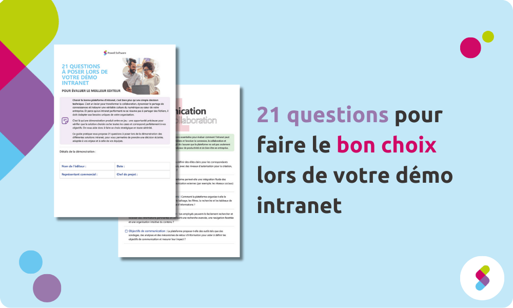 FR - Whitepaper - template - intranet demo 21 questions (checklist)