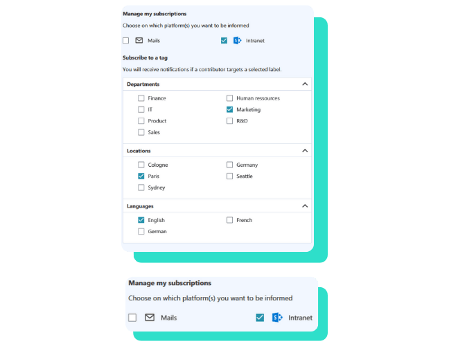 intranet subscriptions