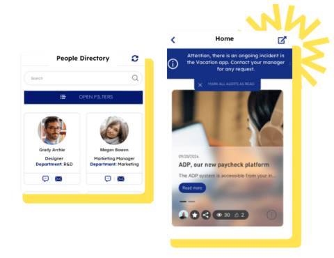 Powell apps People directory screenshot
