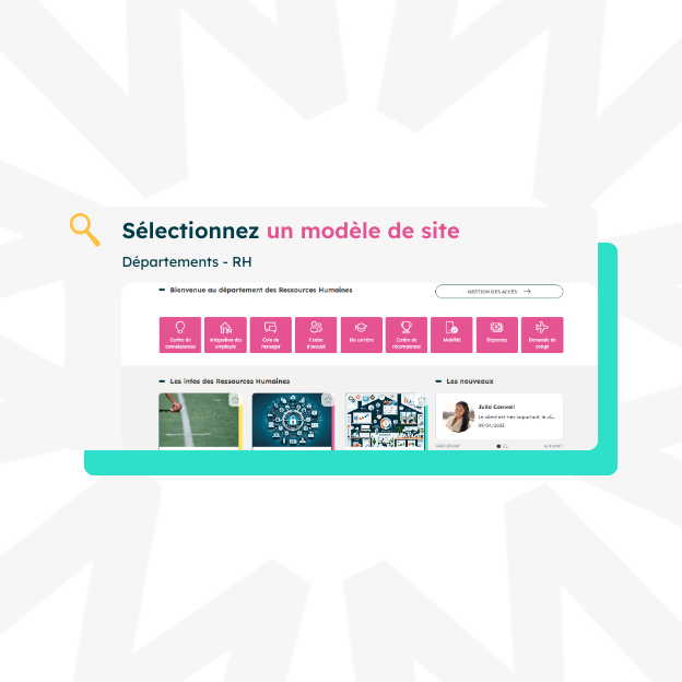 Intranet - modèle de site