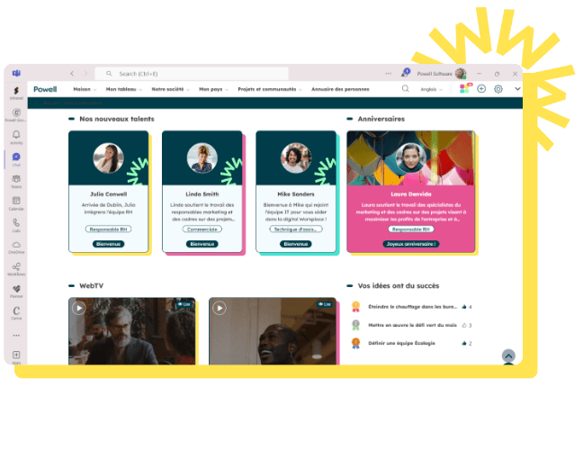 Powell 365 | Solutions de Digital Workplace avancée