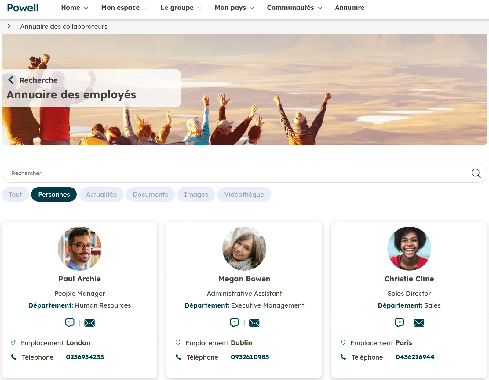 annuaire intranet
