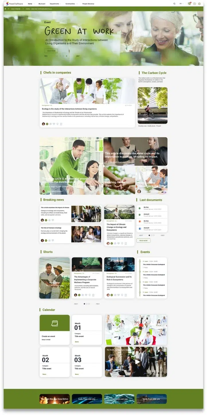intranet exemple bien-être