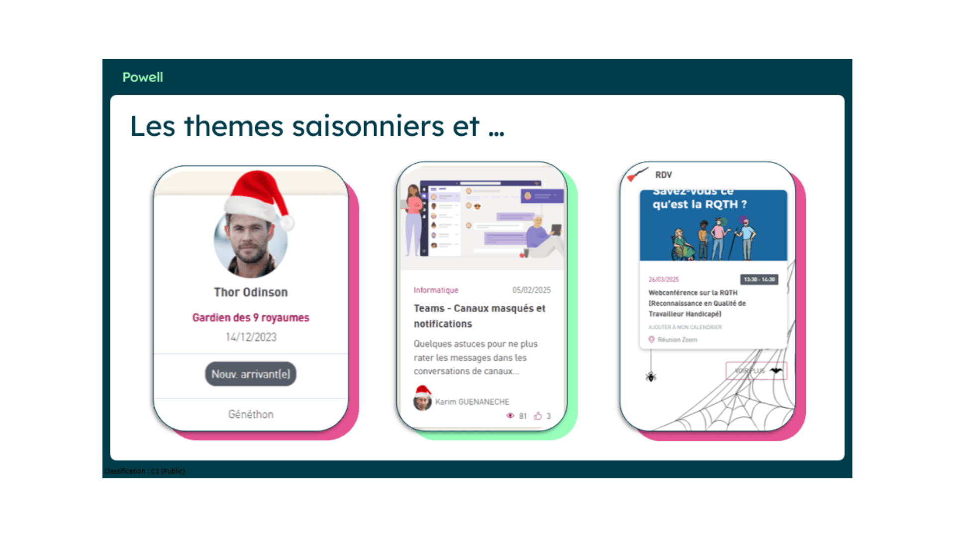 Genethon webpart thème saisonier