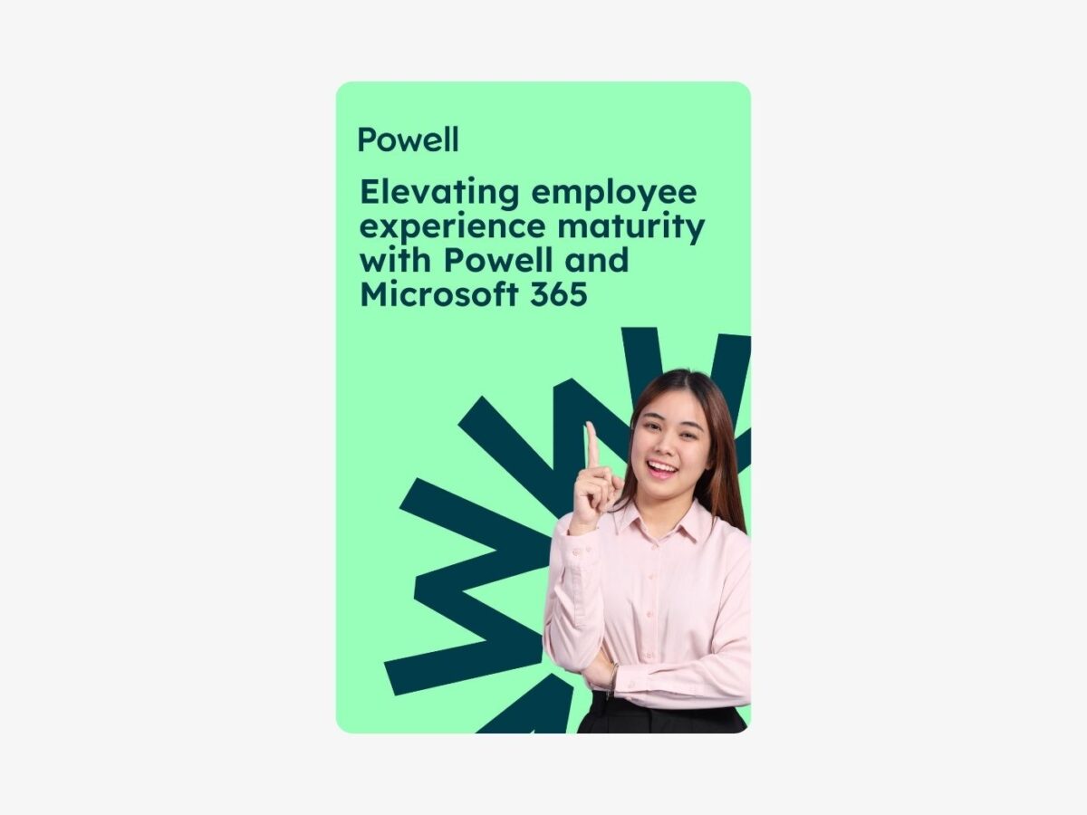 Elevating employee experience maturity with Powell and Microsoft365