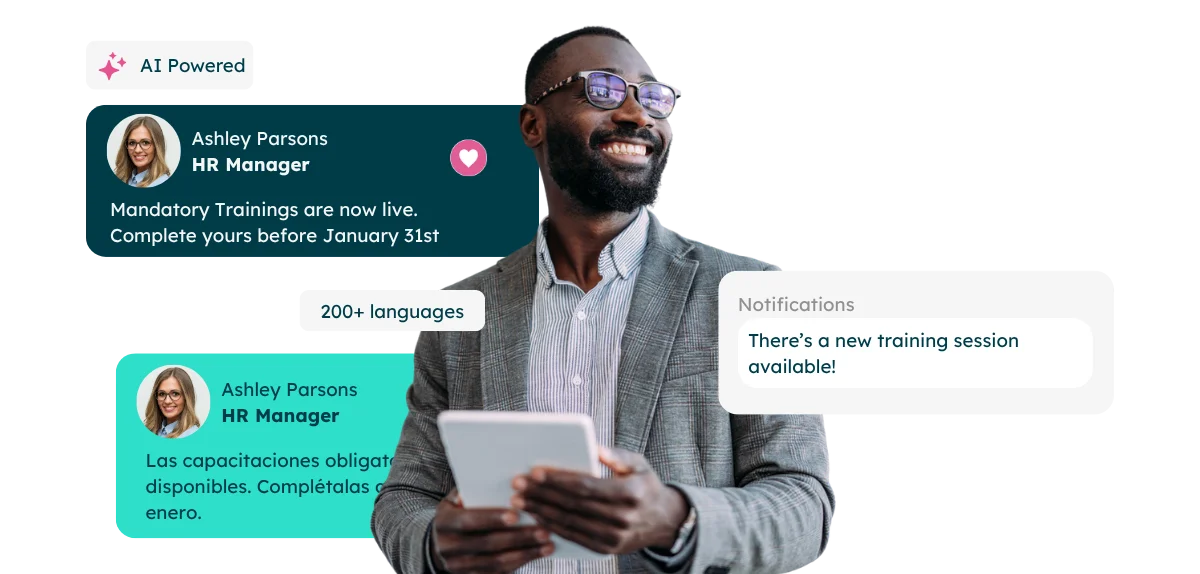 banking intranet pop-up communication