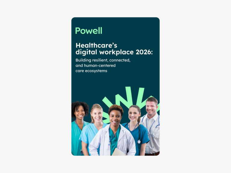 Healthcare’s digital workplace 2026 : Building resilient, connected and human-centered care ecosystems