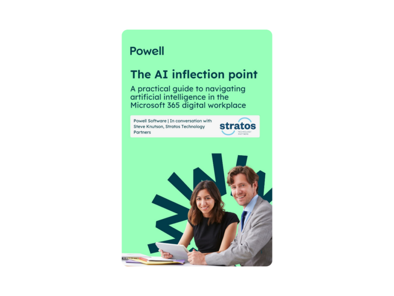 The AI inflection point : A practical guide to navigating AI in the Microsoft 365 Digital Workplace