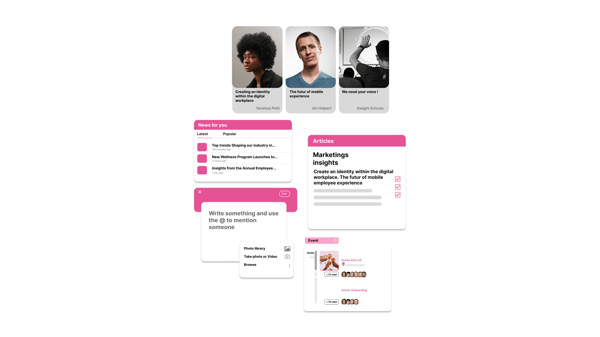 knowledge management intranet powell features