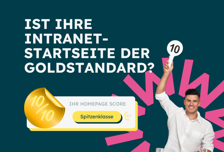 Wie eine 10/10-Intranet-Startseite aussieht