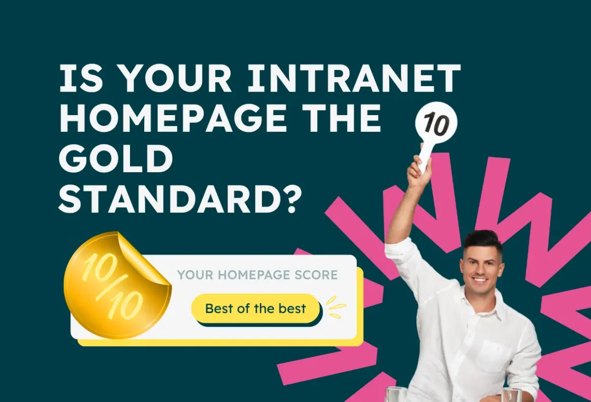 What a 10/10 intranet homepage looks like
