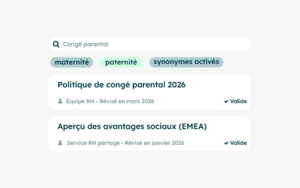 powell onglet de recherche intranet